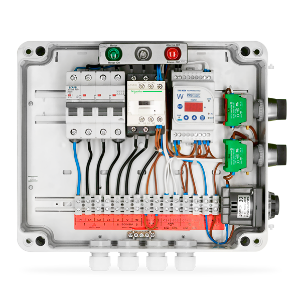 CPRO113W - Quadro probomba digital para águas residuais